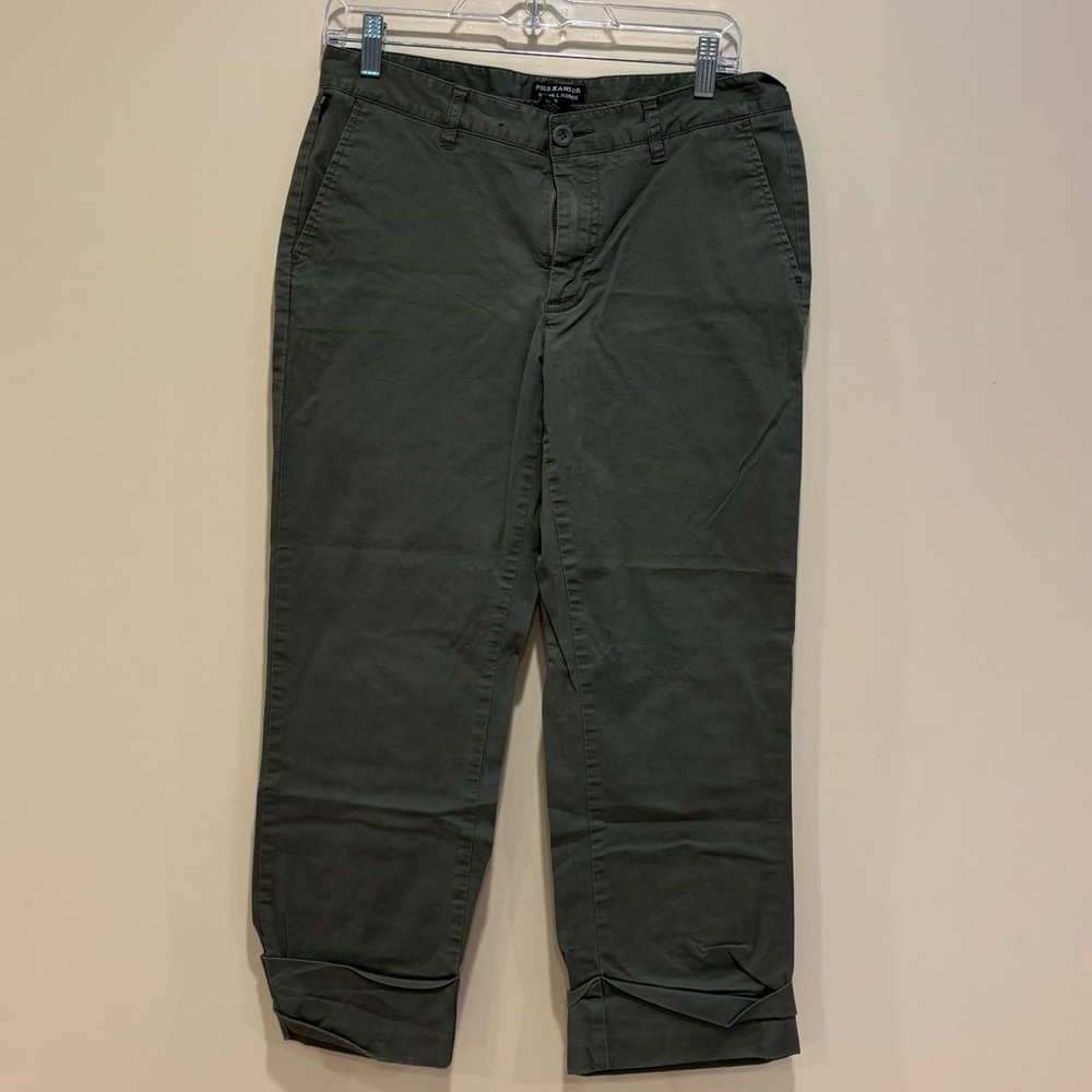 Polo Jeans Co. Ralph Lauren Olive Cropped Pants – Size 10